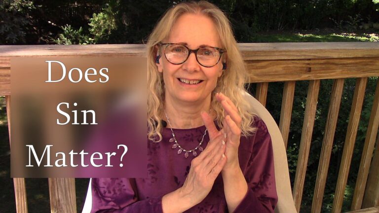 Does (My) Sin Matter?